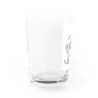 carolinan83のニャンシー　スマイル Water Glass :left