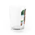 Stylishのアスリートウーマン Water Glass :left