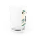 忍者の忍者のイラストグッズ Water Glass :left