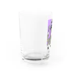 kazu_gの弁財天（切抜きロゴ/淡色グッズ用） Water Glass :left