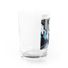  Neo Nature Threads（ネオ ネイチャー スレッズ）のモノクロ未来都市シルエットコート Water Glass :left