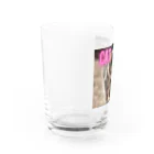 TAIYO 猫好きのピンクロゴCAT 狩猟風 Water Glass :left