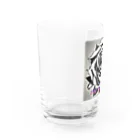 vieのBLACK_rose Water Glass :left