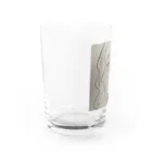 MARIEMONの女の子(横顔) Water Glass :left