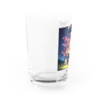 幸福降臨屋の羽化中のサクラ樹 Water Glass :left