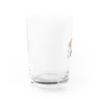 まいにちパリピのおにぎりヤンキー（べに鮭リーゼント） Water Glass :left