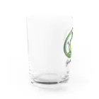 オレンジルーシーの癒しのグリーンティー Water Glass :left