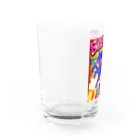 GOOD VIBES CATSのべろべろす Water Glass :left