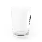  cat Holmesのdaily life at home Water Glass :left