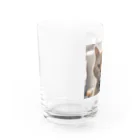 TAIYO 猫好きのビックフォト茶虎模様猫 Water Glass :left