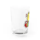 とりカフェBirdcageのバードケージオリジナルグッズ Water Glass :left