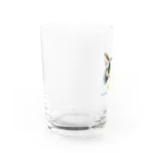 Rikonic -oilpastel-のハチワレねこ Water Glass :left