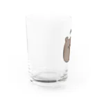 ねぼすけイエローのくまみちゃん Water Glass :left