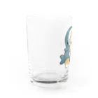 mofusandのサメにゃんペンギン吸い Water Glass :left