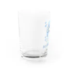 ライカのお店屋さんのKAWAII女の子（空色） Water Glass :left