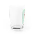 kashika art&designの毛先だけ跳ねちゃうなあ Water Glass :left