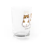 ふわにゃんshopのねこの一日 Water Glass :left