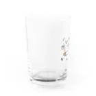 わたなべさんちのアメリカンダイナー鳥獣戯画グラス Water Glass :left