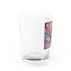 未来の未来　世界はみんなのモノの夜更かしをする動物達 Water Glass :left