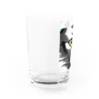 もしもショップのカッコイイ　犬 Water Glass :left