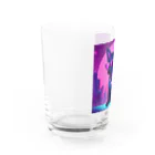 k-famのファッションドッグ・ピンク Water Glass :left