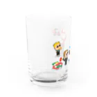 Dot-Takの宅配ピザ Water Glass :left