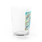 石原有輝香 official SUZURIのスズメガの森 designed by クスノキ陽菜 Water Glass :left