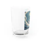 takotakoのクラシックサーフィン Water Glass :left