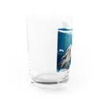 人魚の夢のペンガメ Water Glass :left