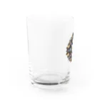 jajamarupotetoの幾何学模様（曼荼羅風、混沌） Water Glass :left