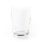 かっぷるぽっと。のおかきくん（白） Water Glass :left