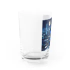 桜ですの月夜侍 Water Glass :left