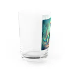 かわいいグッズのかわいい恐竜 Water Glass :left