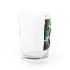 ワンダーワールド・ワンストップのリアルでユニークな笑っているカエル Water Glass :left