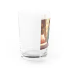 junkyouのぬくもりの時間 - 膝の上でくつろぐ猫 - Water Glass :left