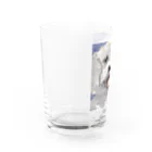 SHOP かわいいやのマルチーズ（ドット） Water Glass :left