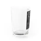 ヒノダイゴ　ｽﾗｯｼｭ切り絵のスラッシュ切り絵　虎 Water Glass :left