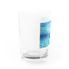 犬ロボット！のinurobotの犬in海 Water Glass :left