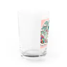 ketaketaのメルヘン怪物i【個性的】【カラフル】 Water Glass :left