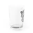 makio7806の胃腸が弱いちゃん Water Glass :left