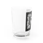 mini_asuのアルファベットデザイン Water Glass :left