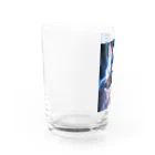 RONBOのオーラを発したウルフ Water Glass :left