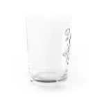 結社黒猫の遊園地のピエロ Water Glass :left