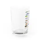 猫と釣り人のSaltwater fish_2W Water Glass :left