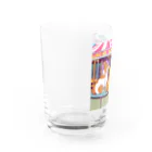 Cute dogsのI love my dogs Water Glass :left