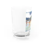 さっちゃんのショップのいつくしまじんじゃ Water Glass :left