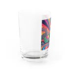 ranranのグリーンソファーのある風景 Water Glass :left