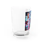 Hayate Kawakami オリジナルの般若女子高生 Water Glass :left