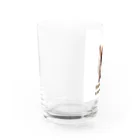 ポメマルシェのポメラニアンしし丸コレクション Water Glass :left