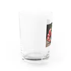 Mukimukiのマッスルストロベリー Water Glass :left